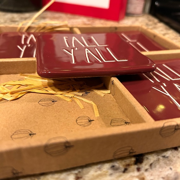 Rae Dunn Coasters - Picture 3 of 4